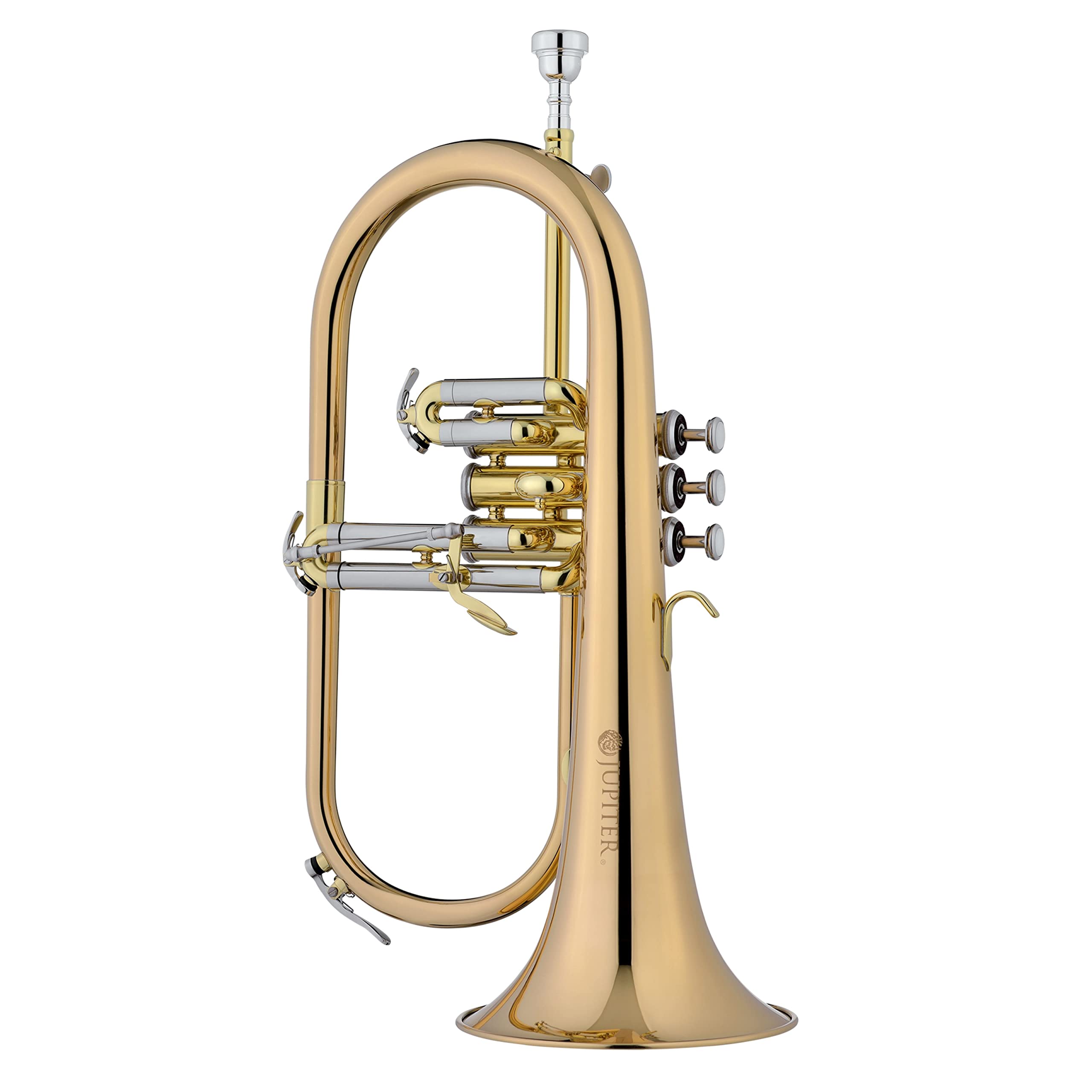 Amazon.com: Jupiter 846 Series Bb Flugelhorn Silver Yellow Brass